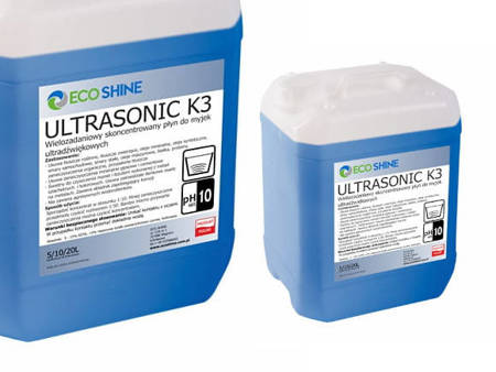 ECO SHINE ULTRASONIC K3 10L Płyn myjący i konserwujący koncentrat do myjek ultradźwiękowych